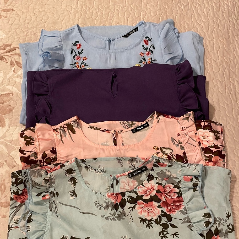 Lot of 4 SHEIN blouses